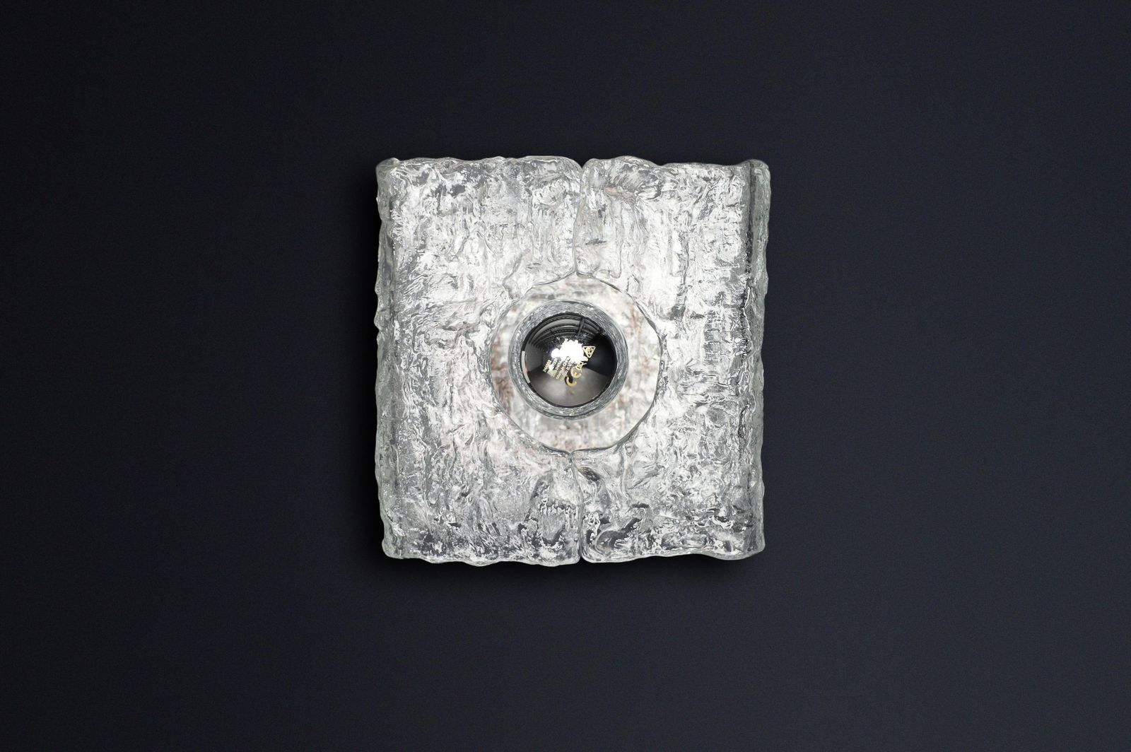 752.0 Mid Century Modern Crystal Glass Sconces By Kaiser Leuchten Germany 24 Available photo