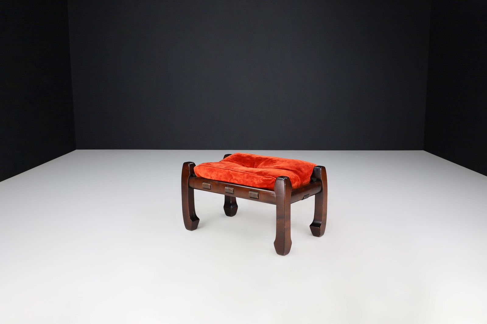 Luciano Frigeri Lounge Chair And Ottomann "Samurai", Italy, 1960s photo Furniture