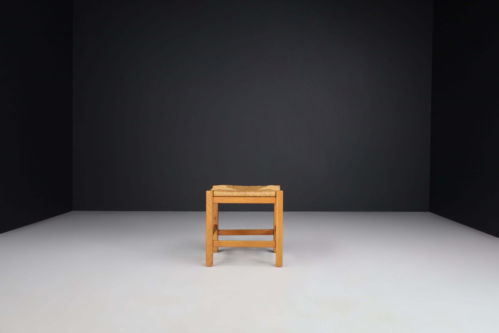 Natural French Stools In The Style Of Charlotte Perriand, France, 1950s. photo buy