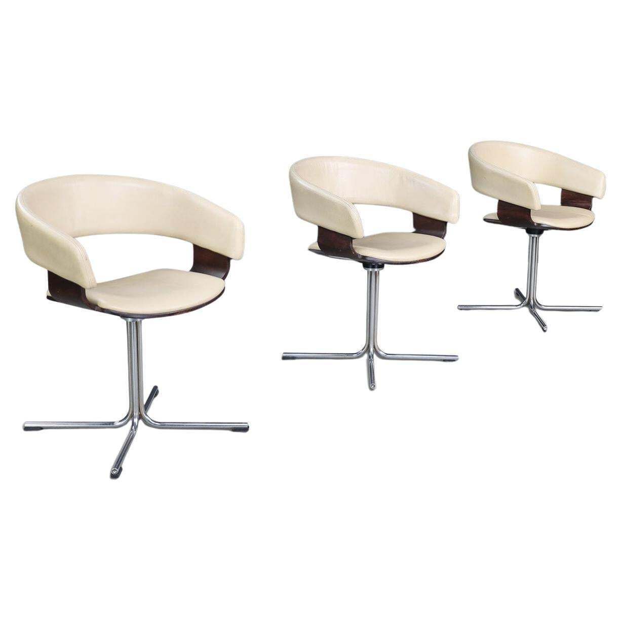 Modern Swivel Dining Armchairs By John Coleman For Allermuir, USA, 1990s