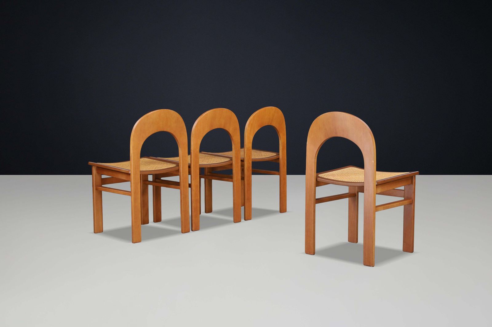 Set Of Four “Arcadia” Chairs By A. Caraceni For Tagliabue, Italy, 1970s photo 3848.0