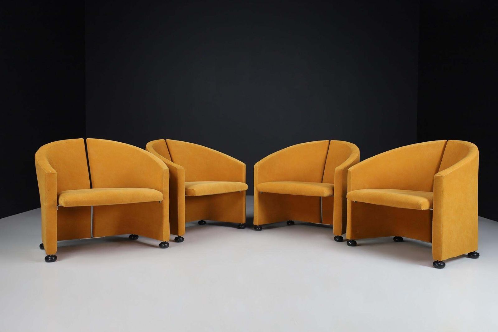 Large Set Armchairs Or Easy Chairs In The Style Of Saporiti, Italy, In The 1970s photo furniture