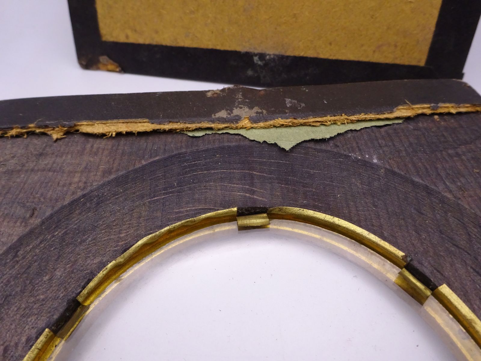 Pair Of 19th C Ebonised Convex Glazed Portrait Frames, Acorn photo 250.0