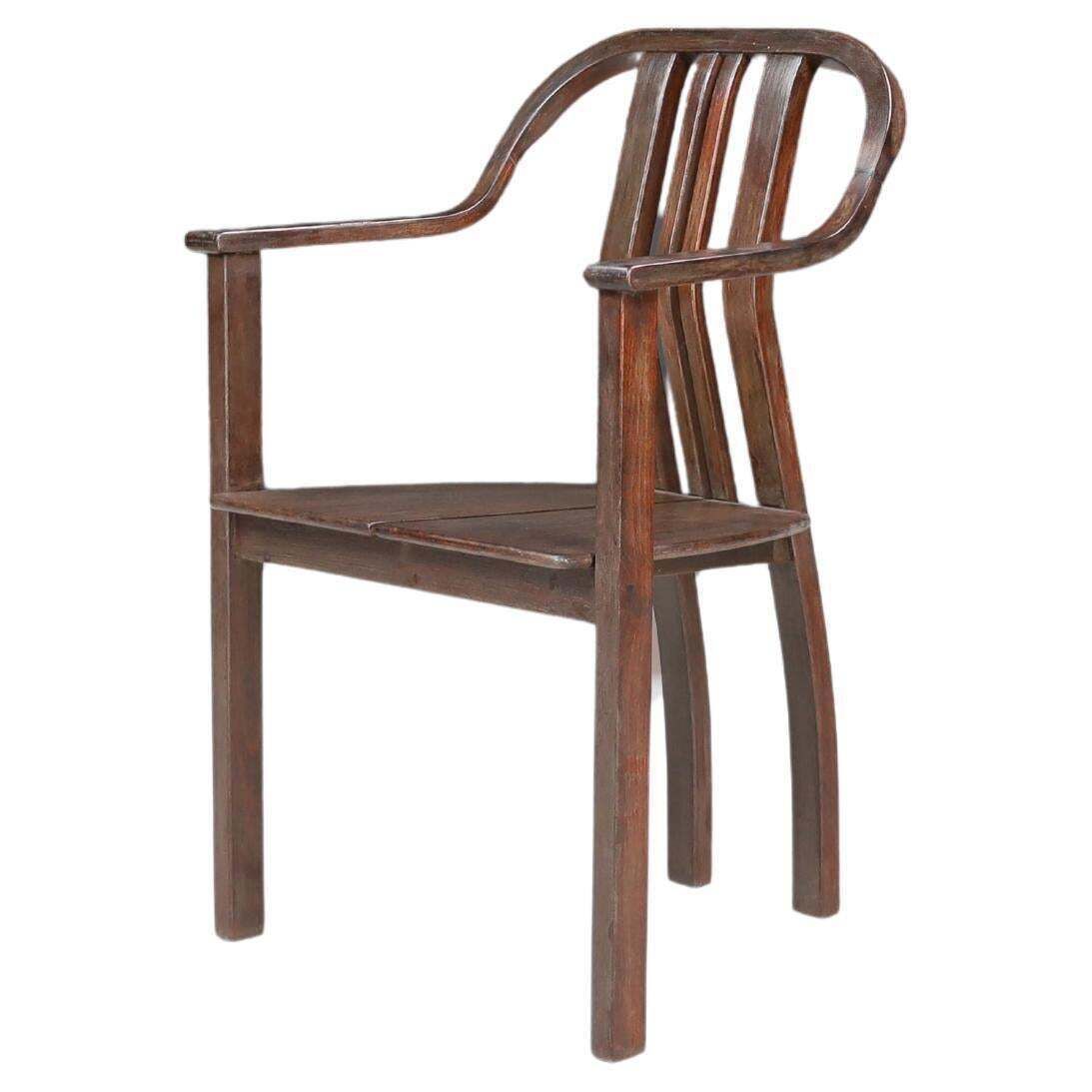 Bentwood Armchair, Czechoslovakia, 1930s — Art Deco Meets Bauhaus Elegance