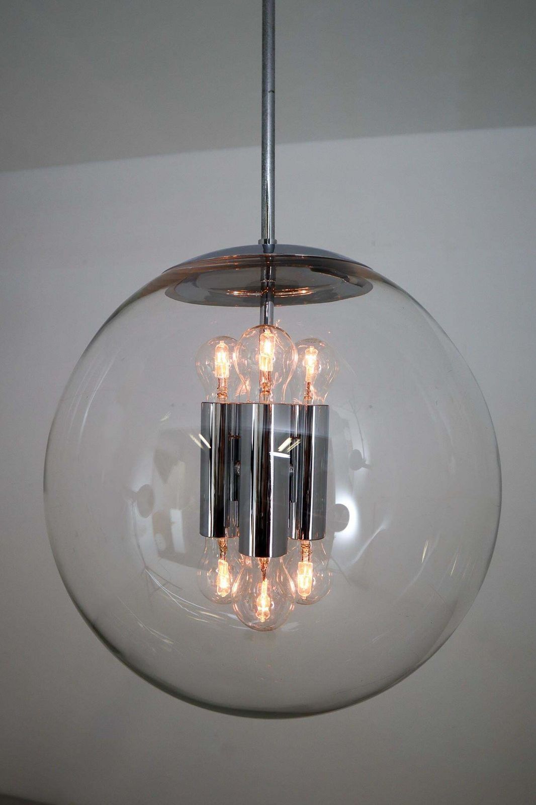 Large Hand Blown Pendants Made By The German Manufacturer Limburg Glashütte photo for sale