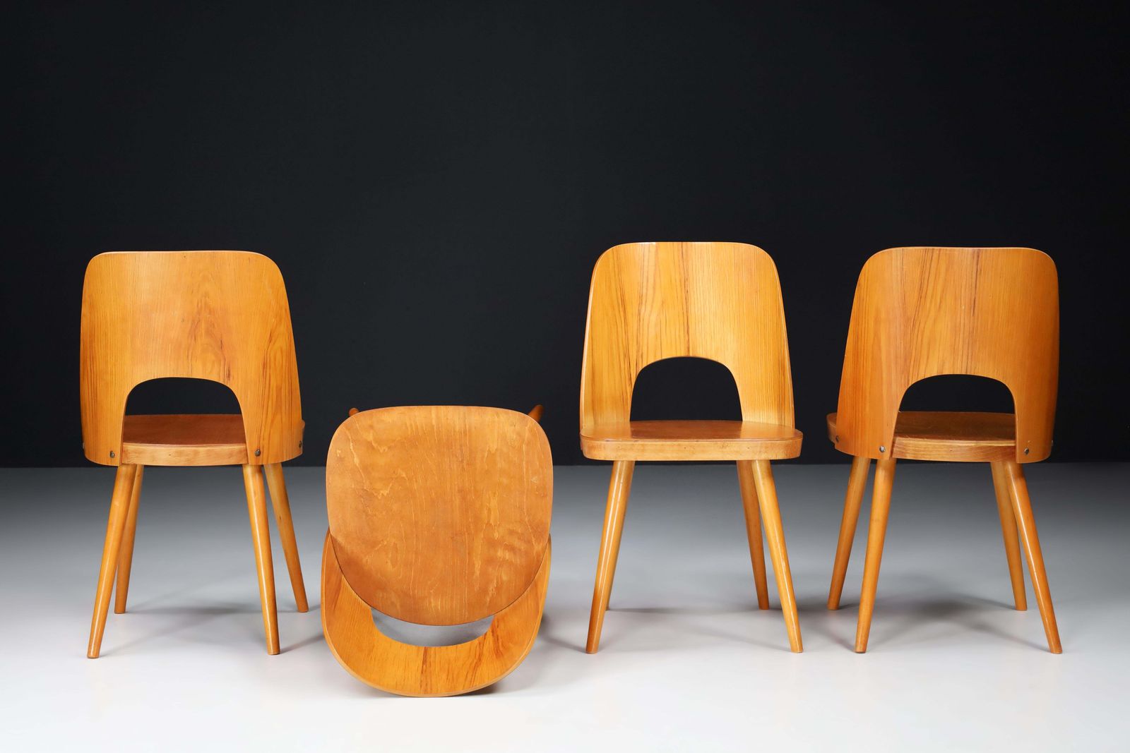 Oswald Haerdtl Set Of Four Chairs, The 1950s photo Furniture