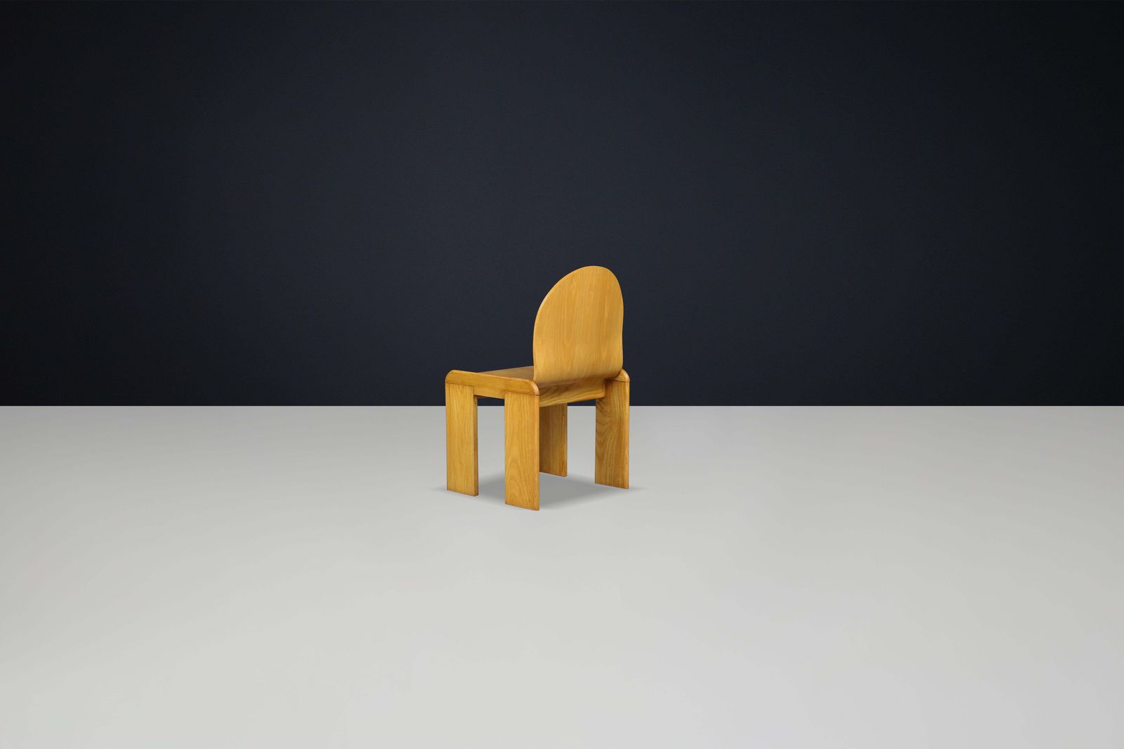 Afra & Tobia Scarpa (Attributed) Dining Room Chairs In Ash And Plywood, Italy photo vinterior