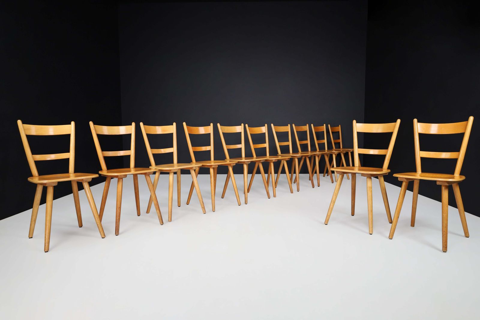 Gustaf Adolf Schneck For Stuhlfabrik Schäfer "Tübingen Chairs " Germany, 1955 photo buy