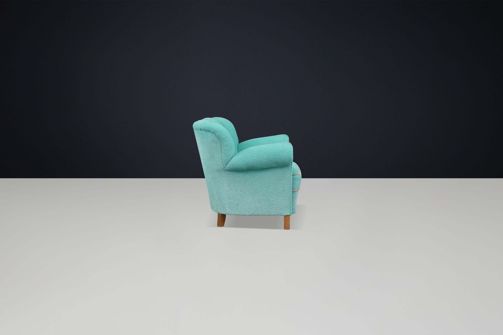 Jindřich Halabala Armchair With Original Upholstery, Czechoslovakia, 1930s photo for sale