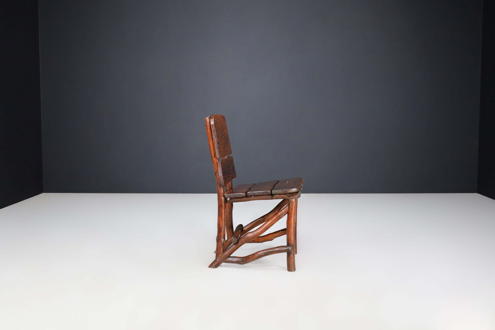 Organic Pine Wood Dining Room Chairs Set Of Ten, France 1960s photo vinterior