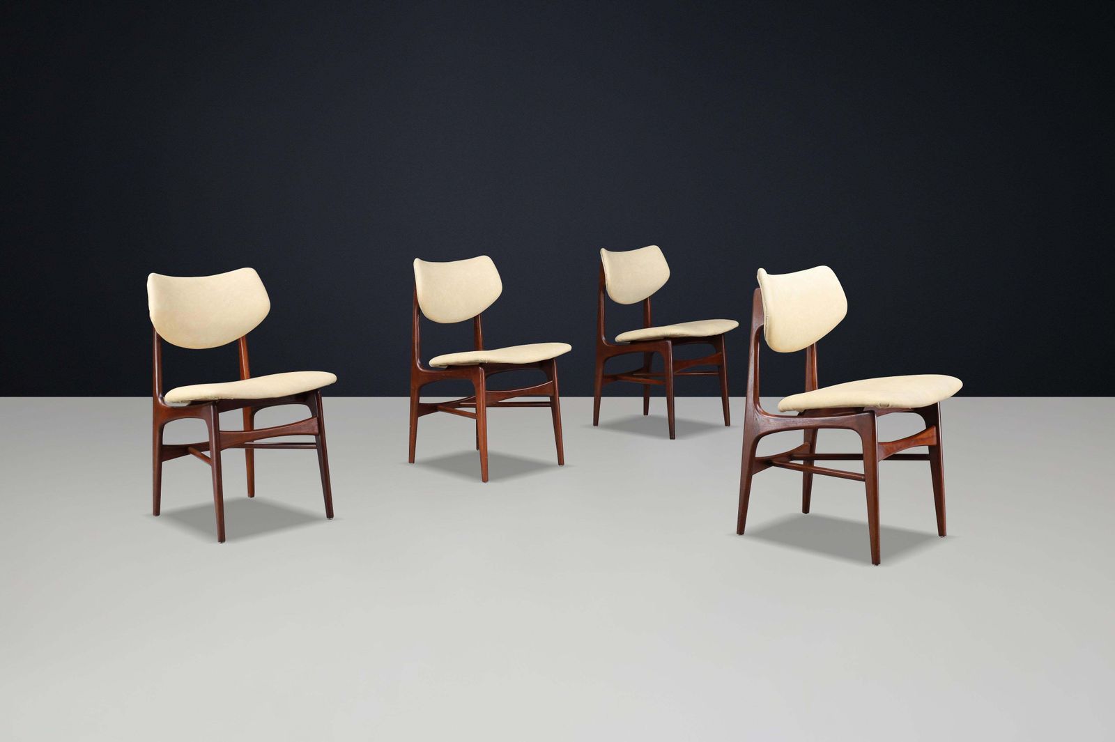Mid Century Hamar Dining Chairs By Louis Van Teeffelen For Wébé The Netherlands photo 2716.0
