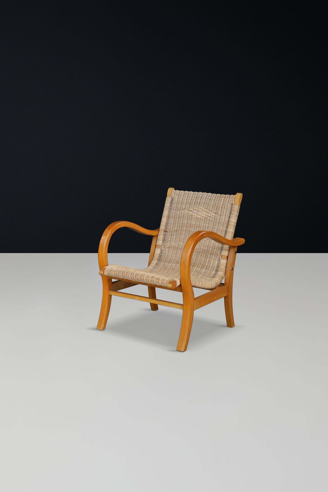 photo for sale Art Deco Bauhaus Lounge Chairs By Erich Dieckmann, Germany, 1930
