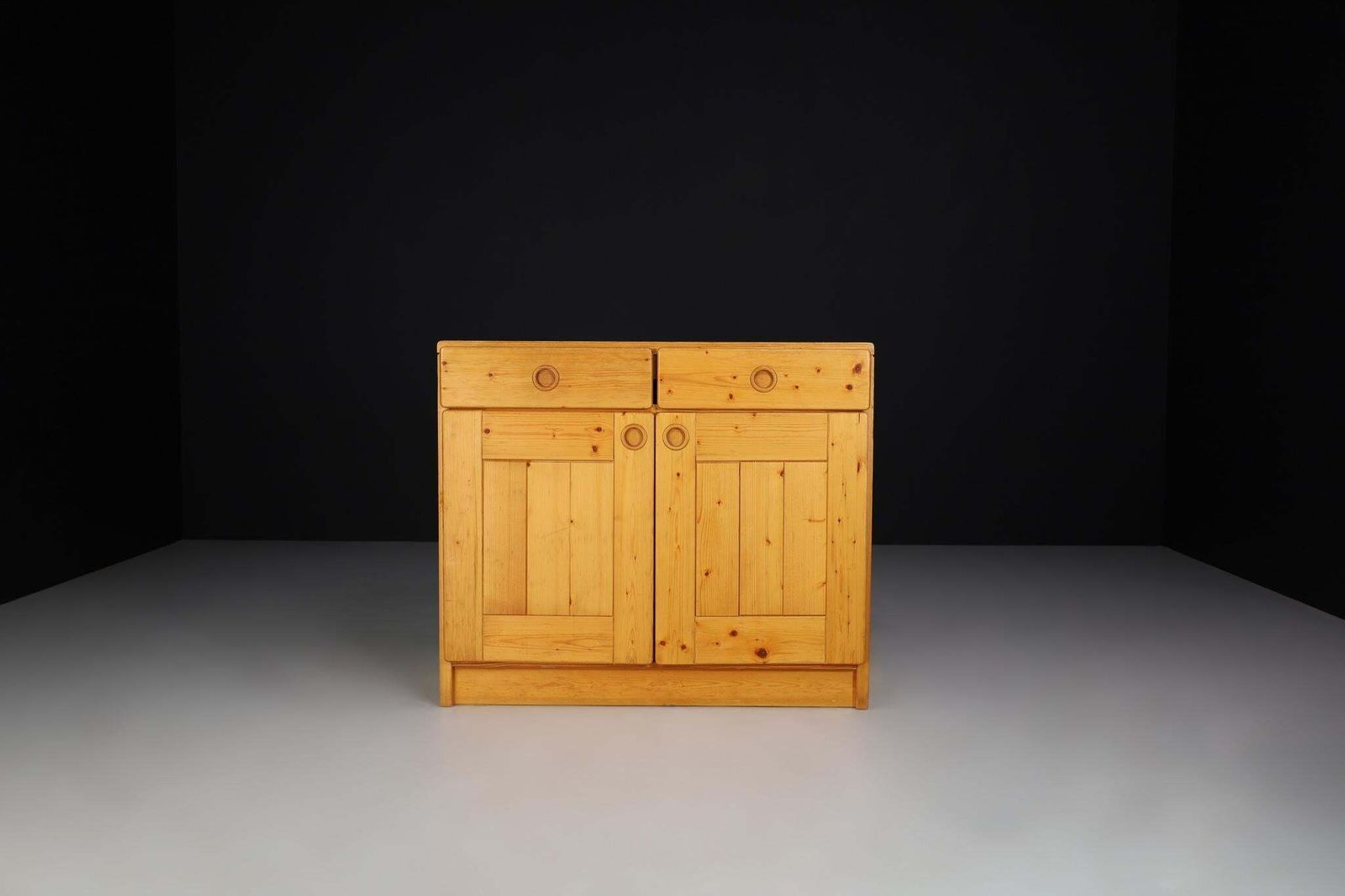 Mid Century Modern Pine Cabinet/Cupboard By Charlotte Perriand For Les Arcs 1970 photo Furniture