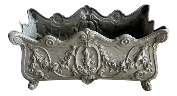 Antique French Jardinière In Cast Iron