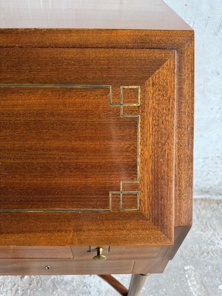 Antique Writing Desk With Chair, Set Of 2 photo for sale