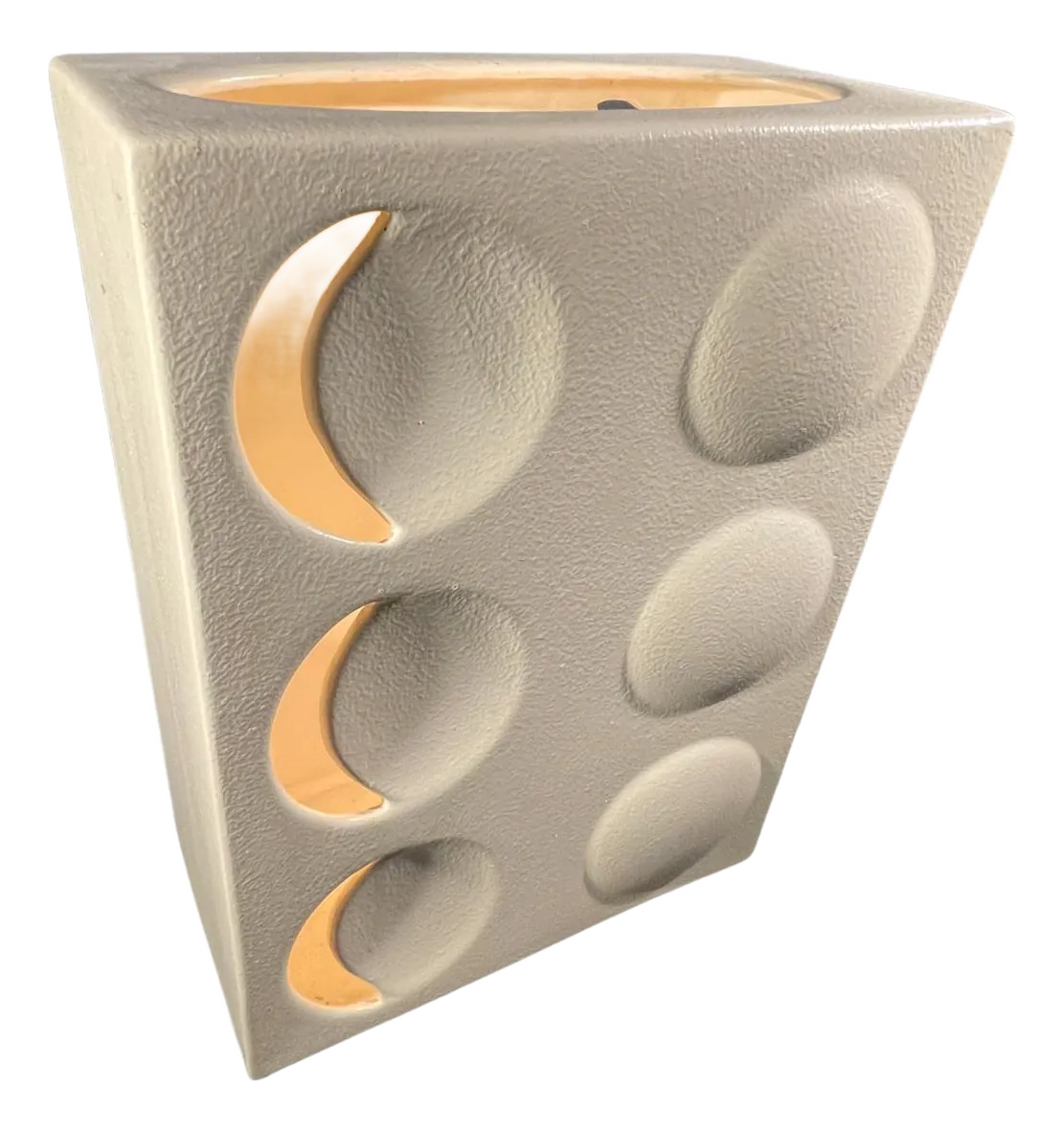Optic Art Ceramic Table Lamp In The Style Of Evert Jelle Jelles, 1960s