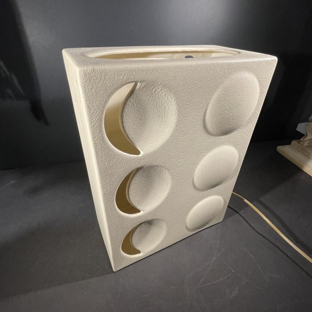 Optic Art Ceramic Table Lamp In The Style Of Evert Jelle Jelles, 1960s photo buy