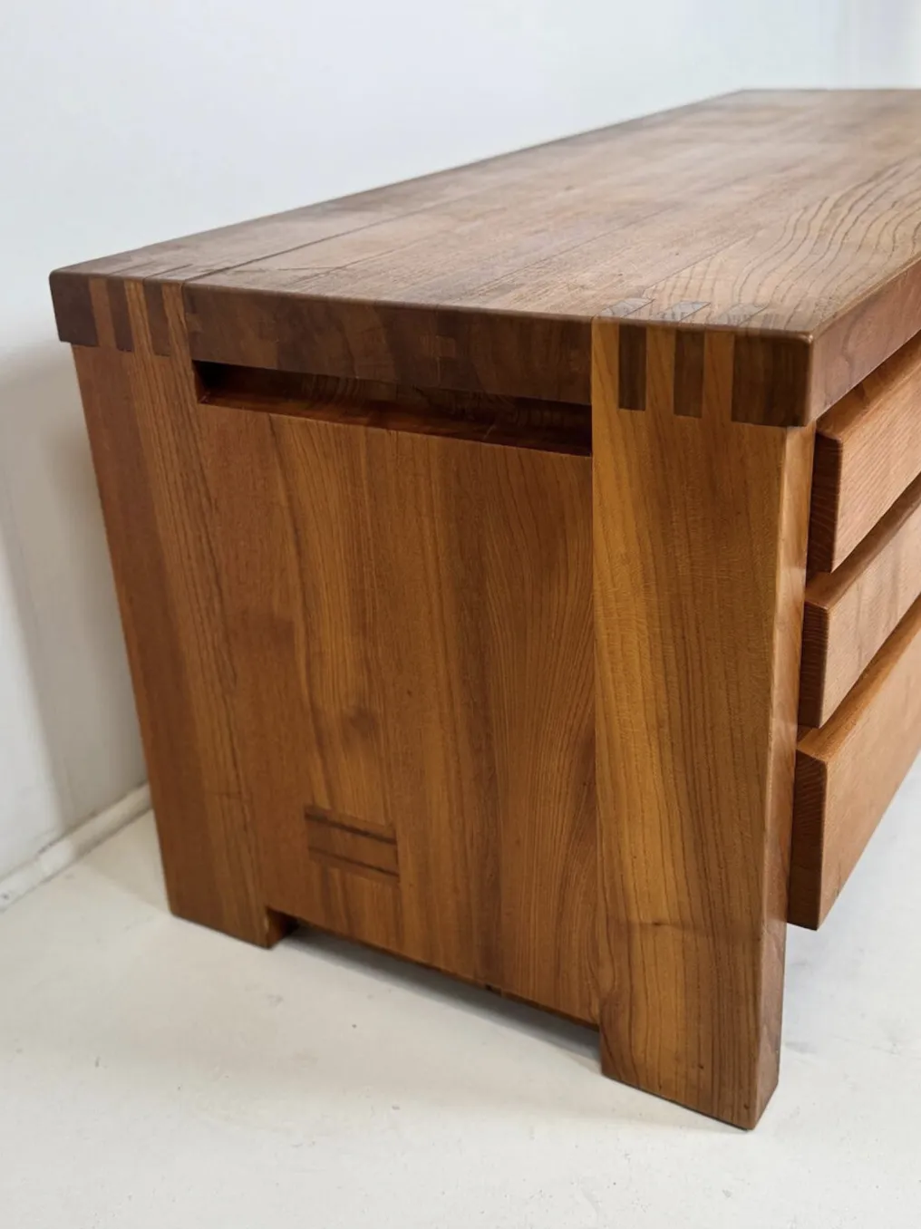 Sideboard R14 By Pierre Chapo, France, 1975 photo vintage