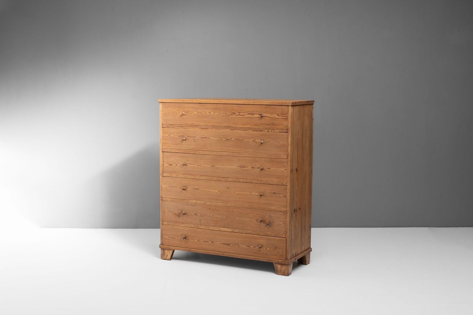 Large Swedish Pine Chest Of Drawers photo furniture