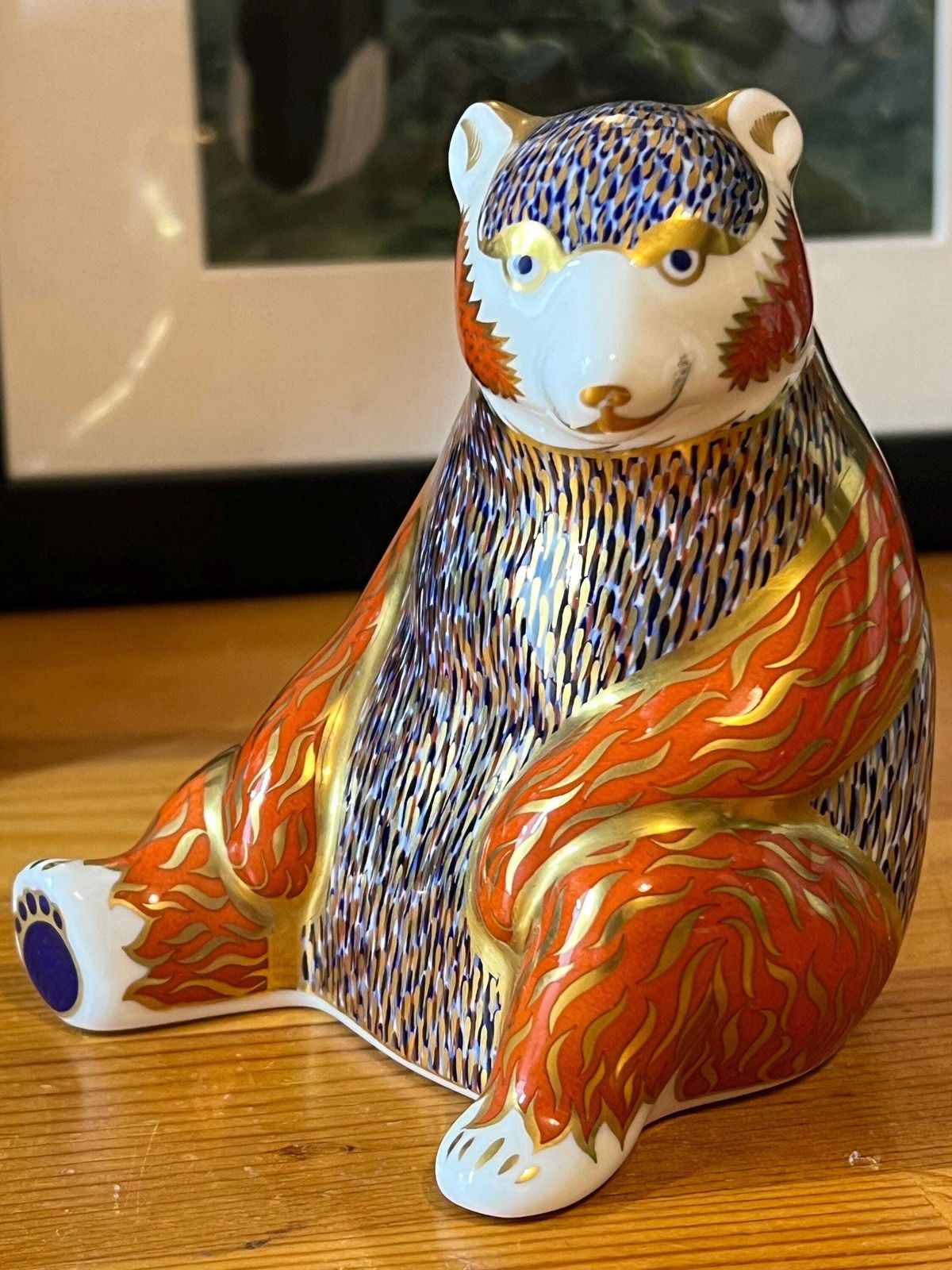 Royal Crown Derby ‘Gold Standard’ Bear First Grade. Highly Collectible C1993