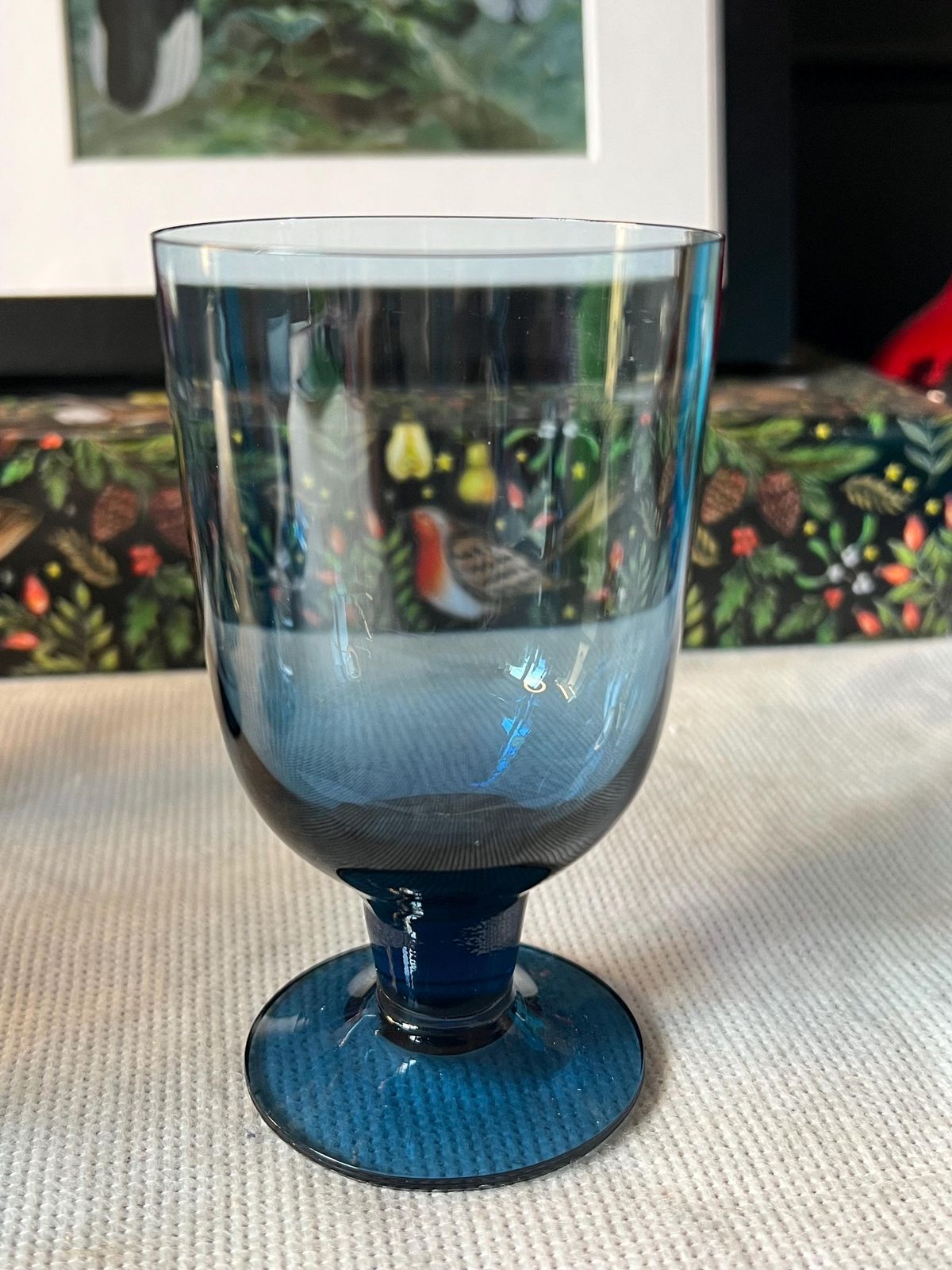 Vintage Wedgewood Cobalt Blue Liquor Glasses Set Of 6 photo Home Decor