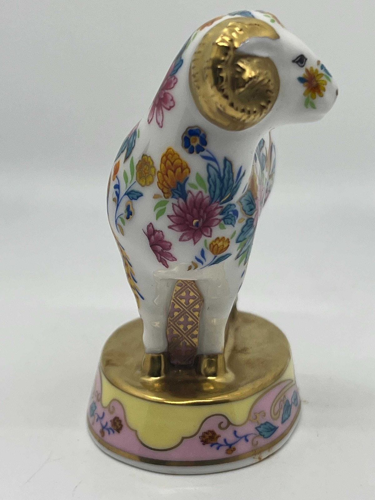 Royal Worcester Zodiac Sheep, With Authenticity Certificate And Original Box. photo furniture