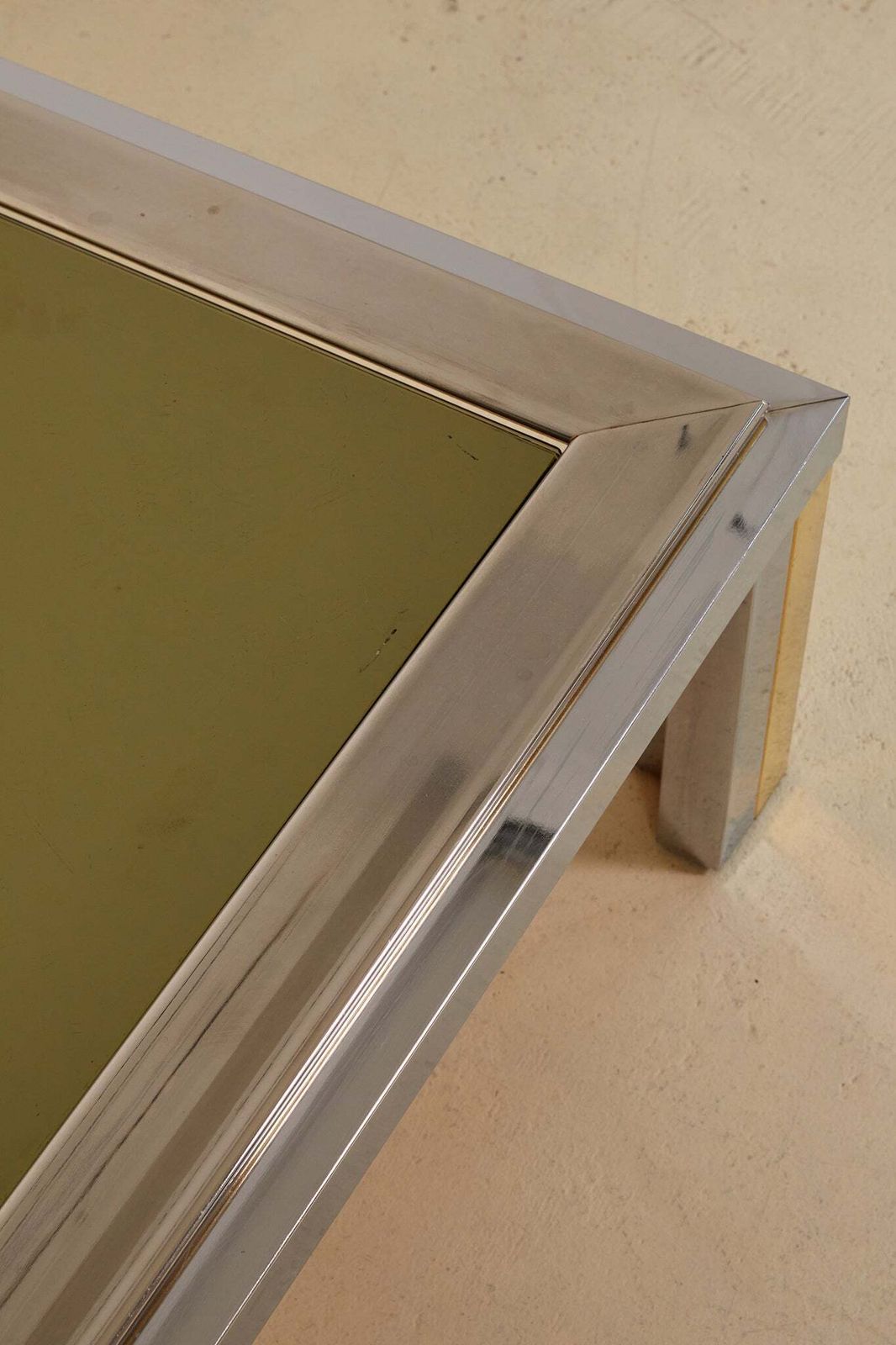Romeo Rega Silver And Brass Coffee Table photo vinterior