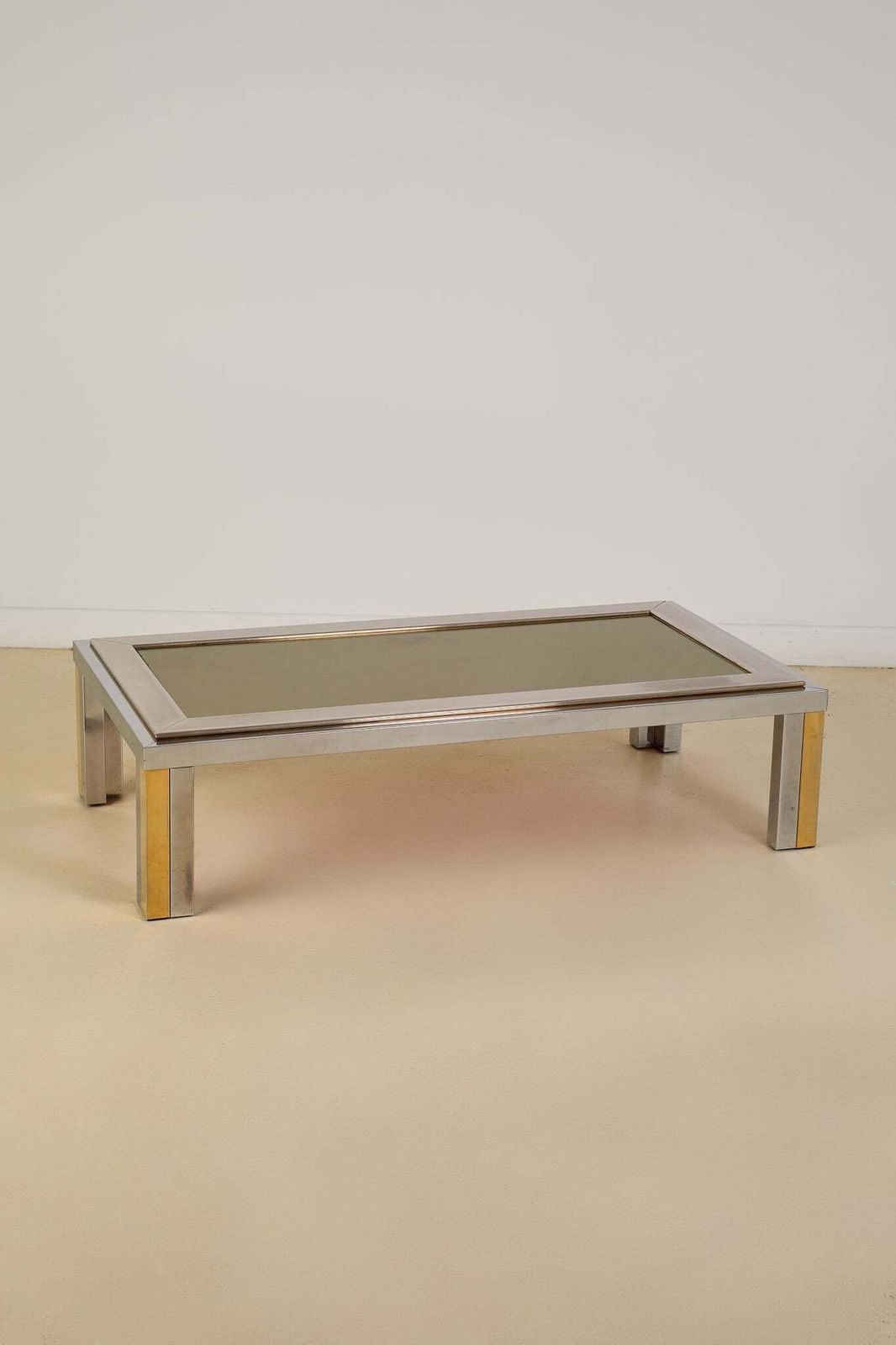 photo furniture Romeo Rega Silver And Brass Coffee Table