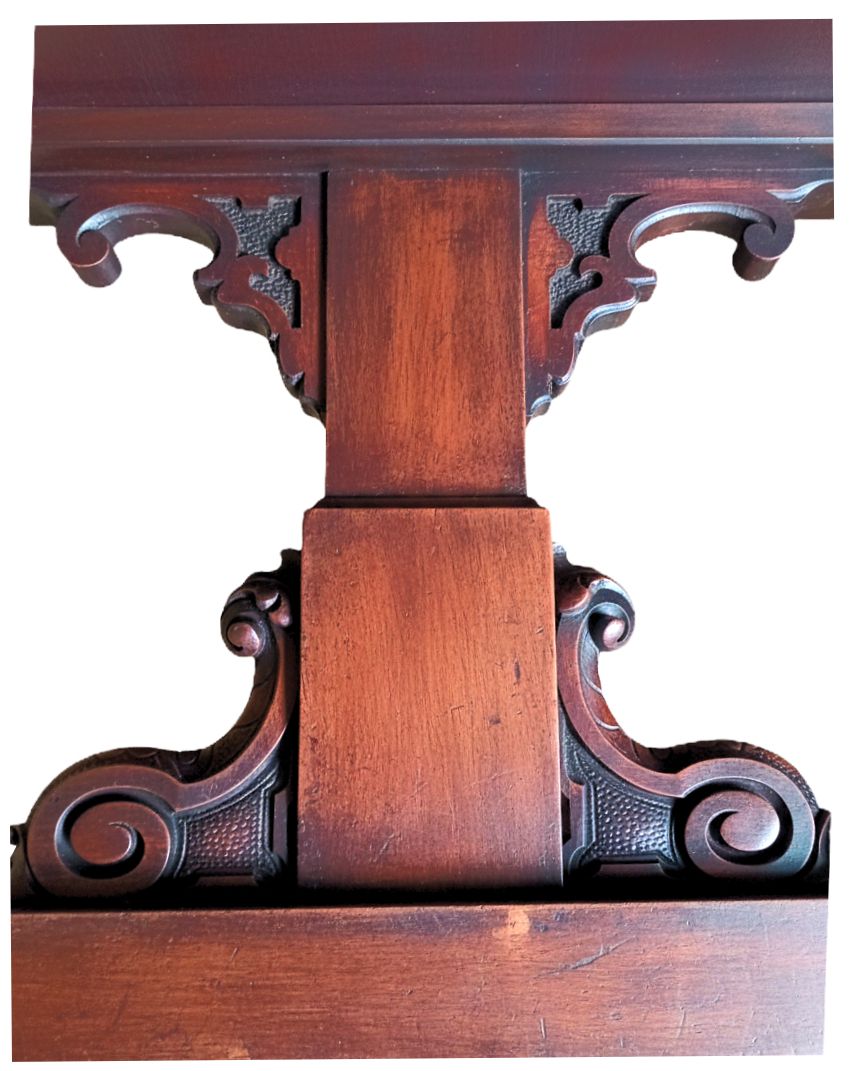 William IV Rosewood Top Trestle Table Circa 1840 photo buy