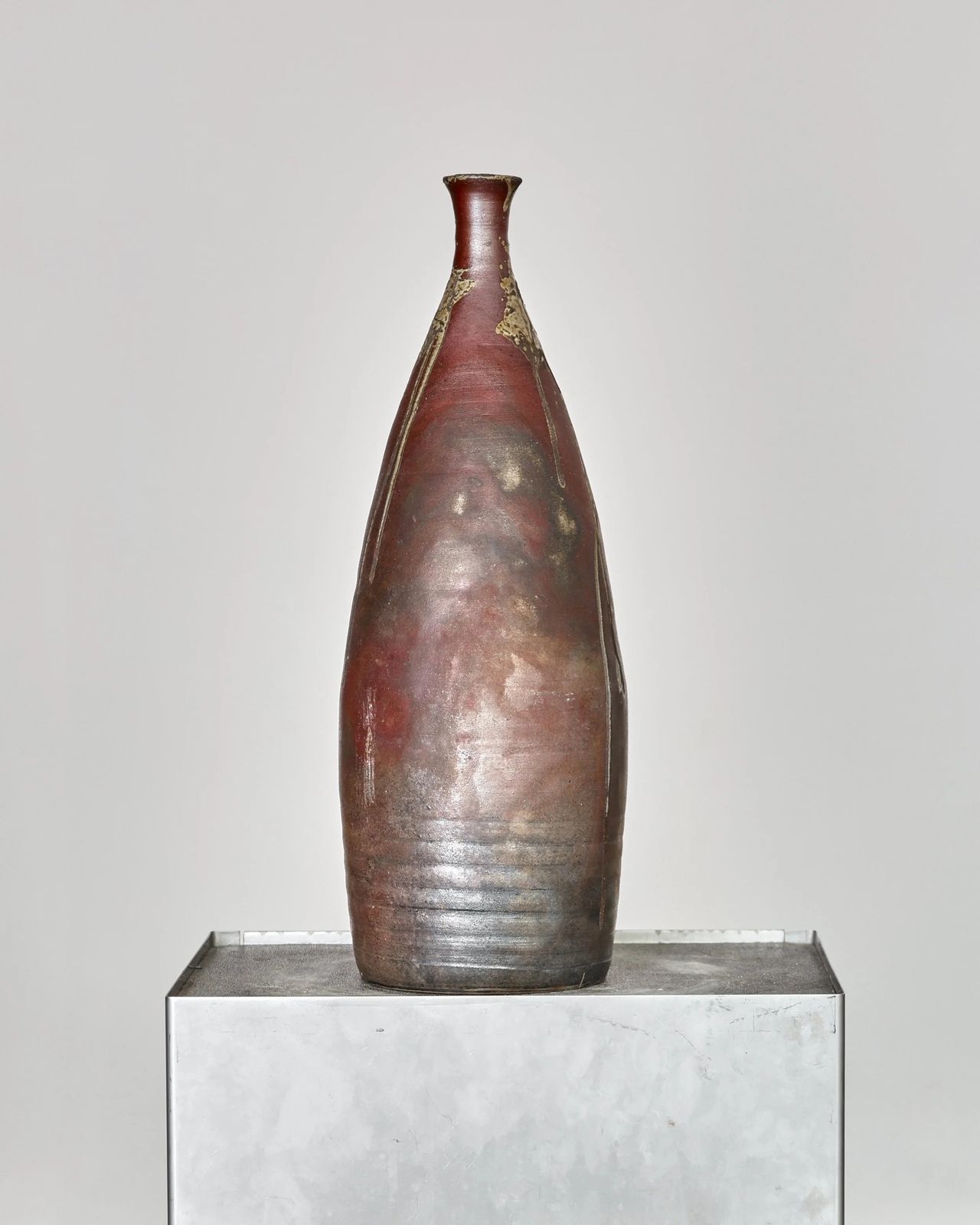 Large 60s Japanese Ceramic Vase photo 638.0