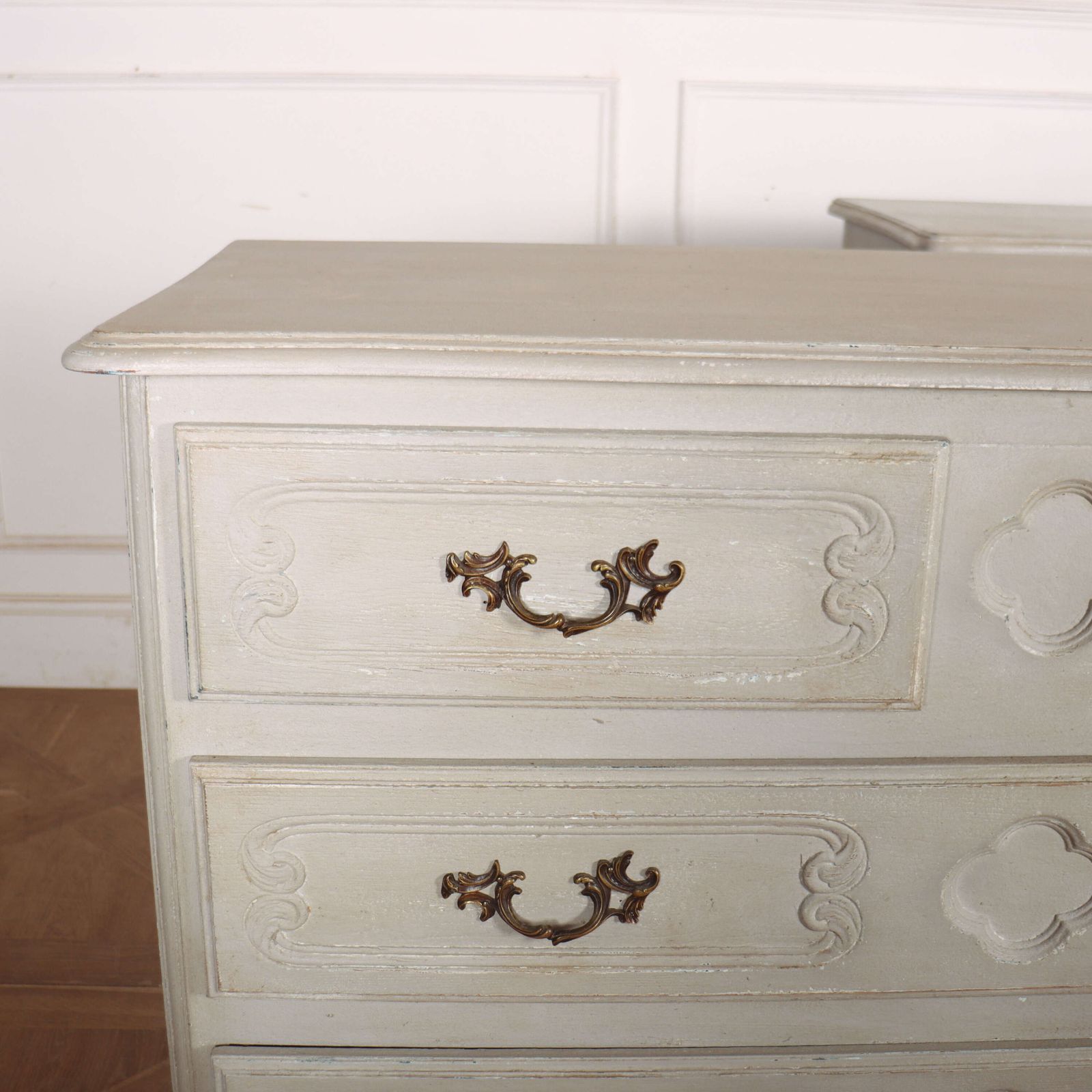 Pair Of French Painted Commodes photo furniture