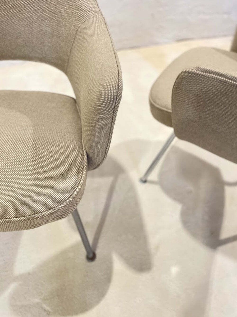 Paar "Executive" Fauteuils Van Eero Saarinen Voor Knoll, Ca. Jaren 1950–1960 photo vintage