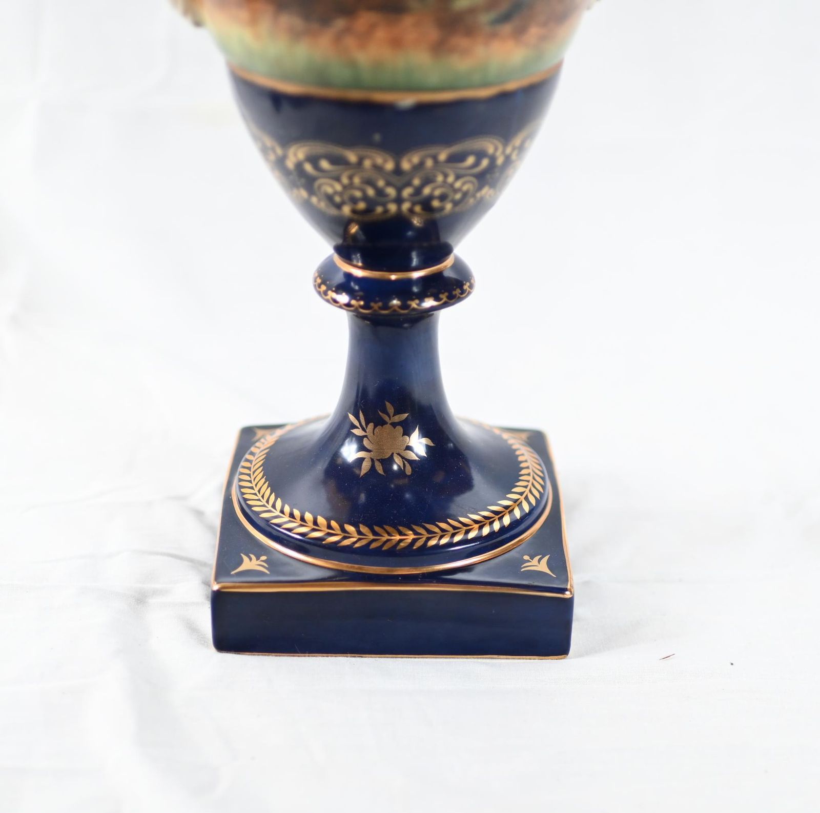 Pair French Sevres Porcelain Vases Bisque Sphinx Urns photo Home Decor