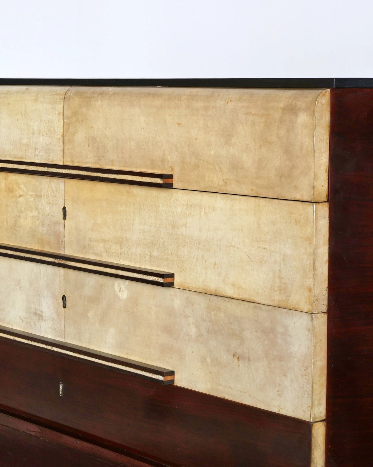 photo furniture Italian Modernist C.1940s Vellum Chest Of Drawers