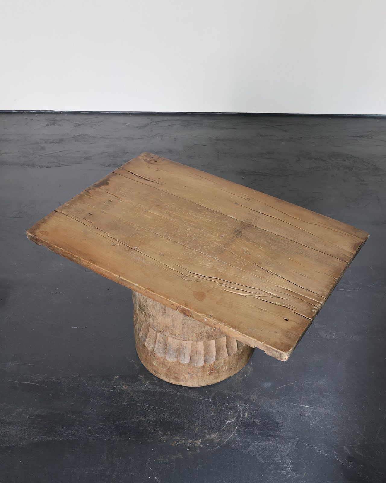 photo for sale Large Dug Out Japanese Cedar Coffee/Sofa Table (3)