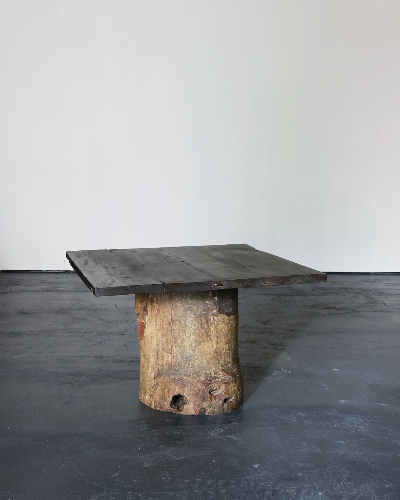 Furniture Large Dug Out Japanese Cedar Coffee/Sofa Table (4) photo