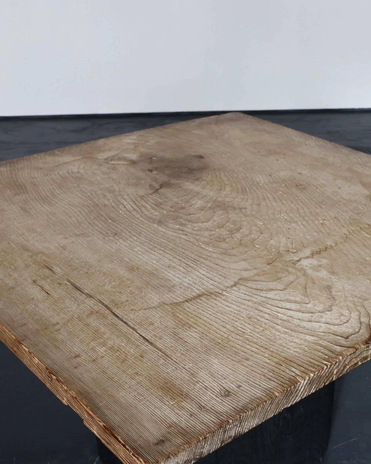 Large Dug Out Cedar Japanese Coffee/Sofa Table (1) photo for sale