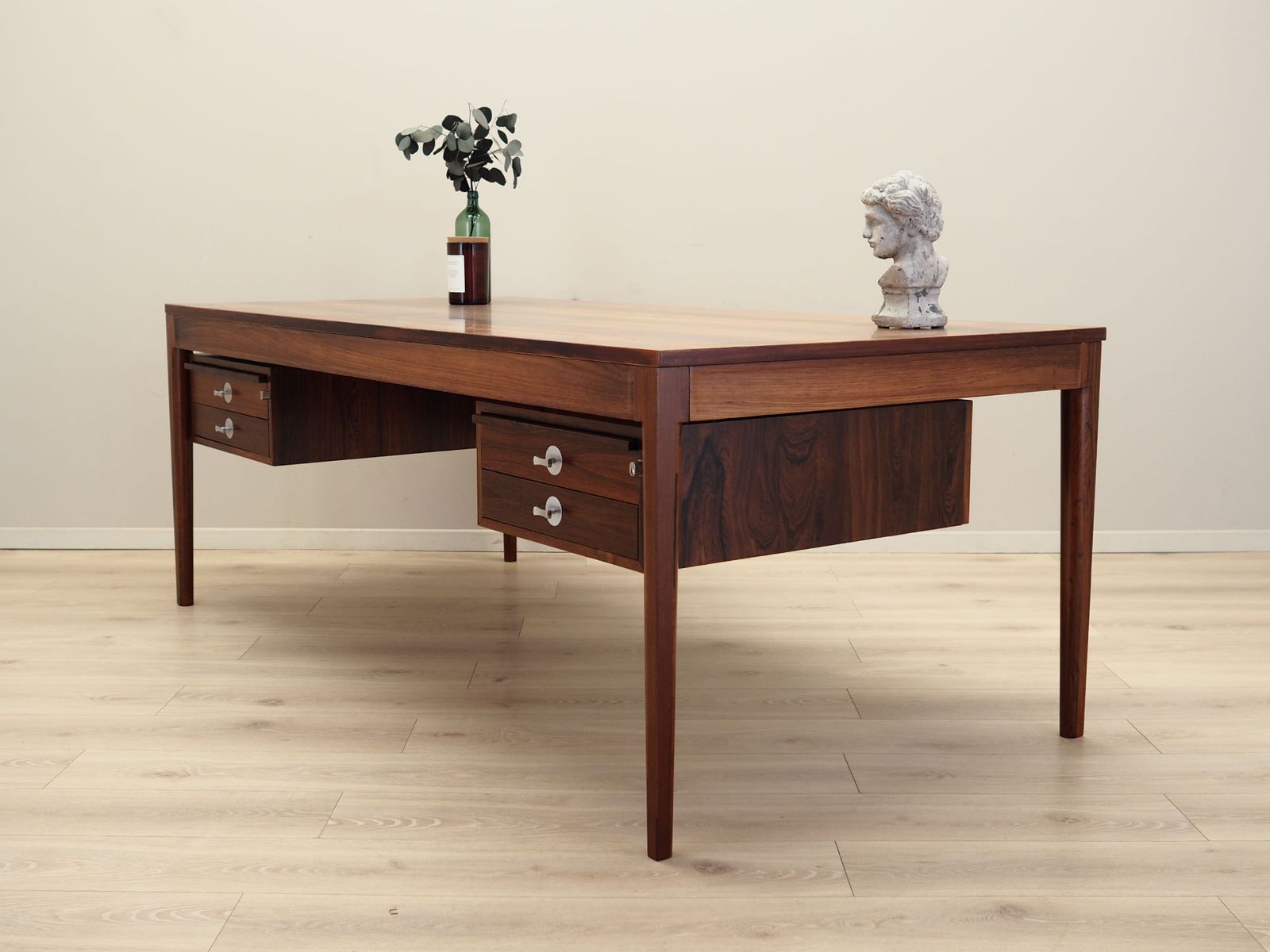 Meubels Diplomate Vintage Bureau Danish Design Jaren 1970 Designer Finn Juhl Fabrikant France And Son photo