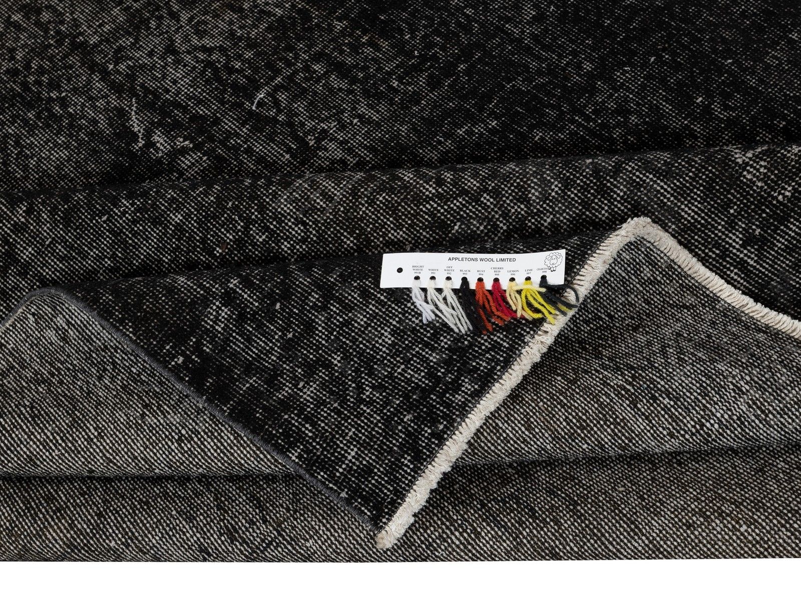 6x9.8 Ft Black Turkish Rug For Bedroom. Vintage Handmade Rug For Living Room photo for sale