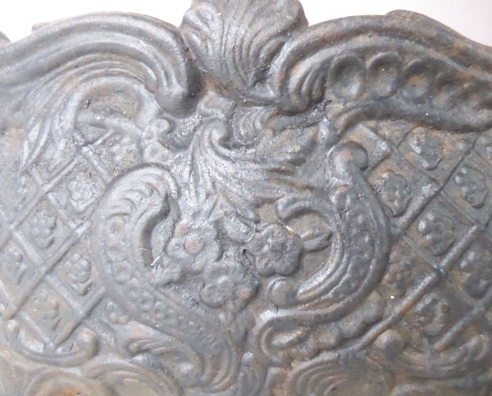 Antique French Cast Iron Jardinière, Large Decorative Planter photo furniture