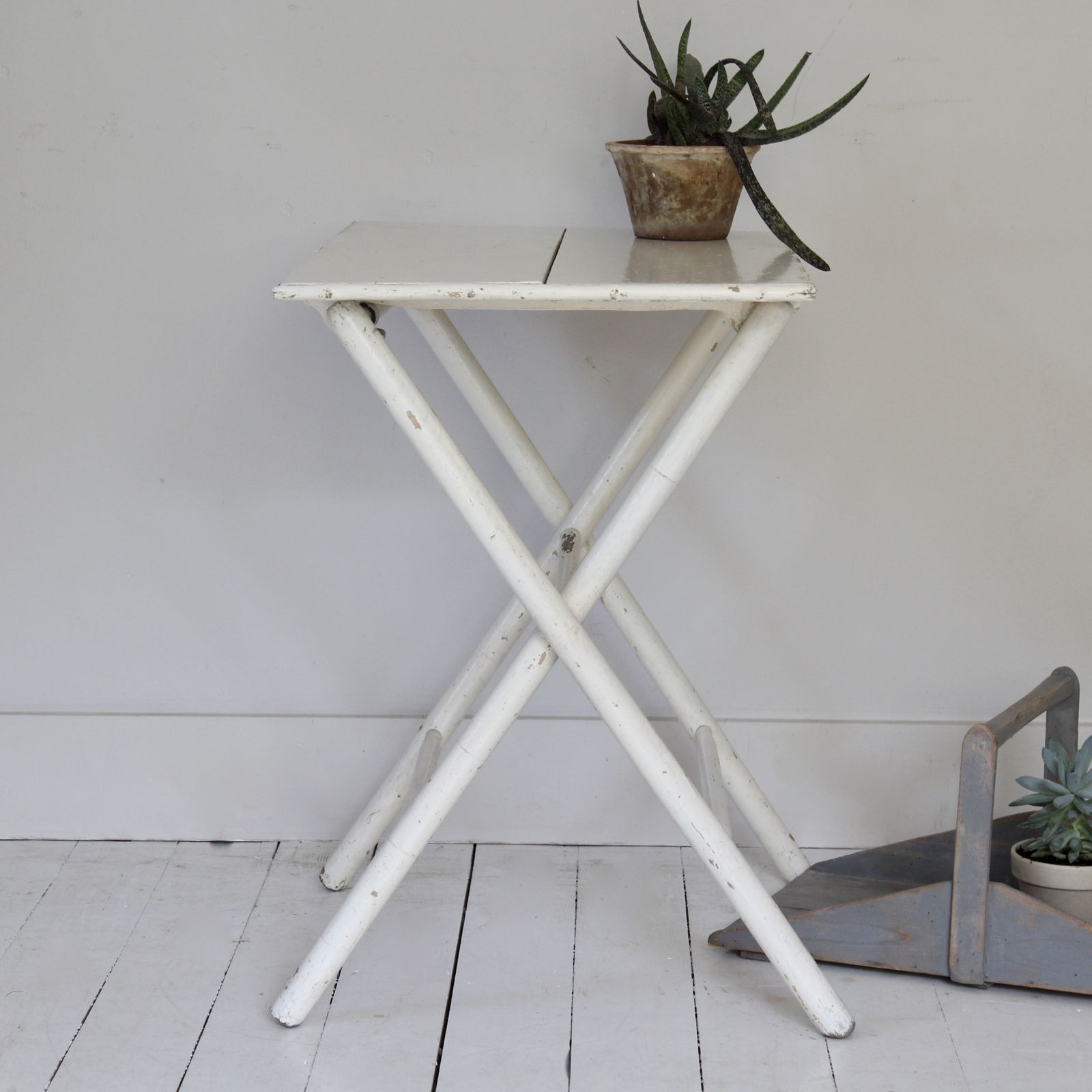 Antique French Bamboo Folding Table photo for sale