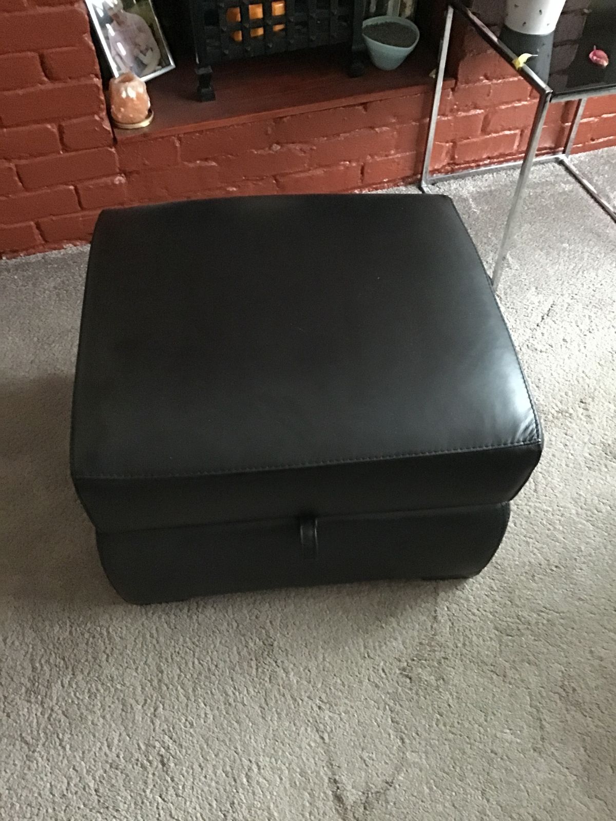 Brand New 2 Seater Leather Sofa And Footrest photo for sale