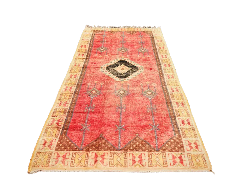 R306 . No Custom Fee. Antique Handmade Moroccan Rug 100% Wool 240×160 photo for sale