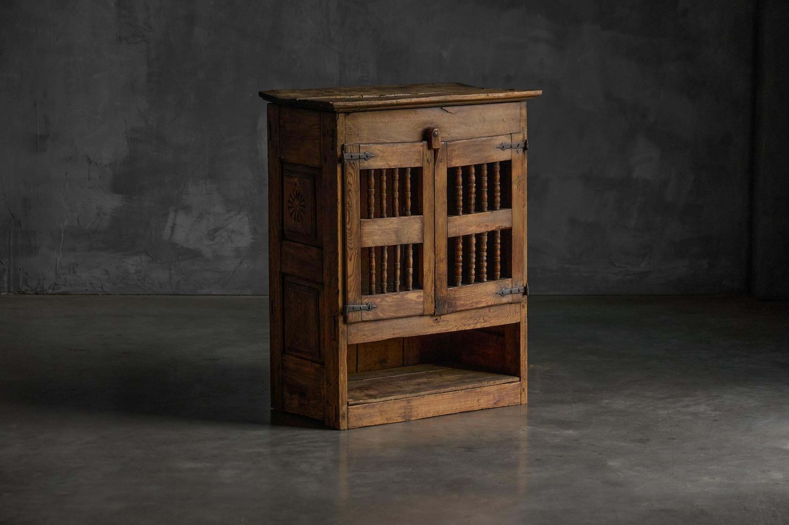 Rural Art Populaire Pantry Cabinet, Spain, 19th Century photo furniture