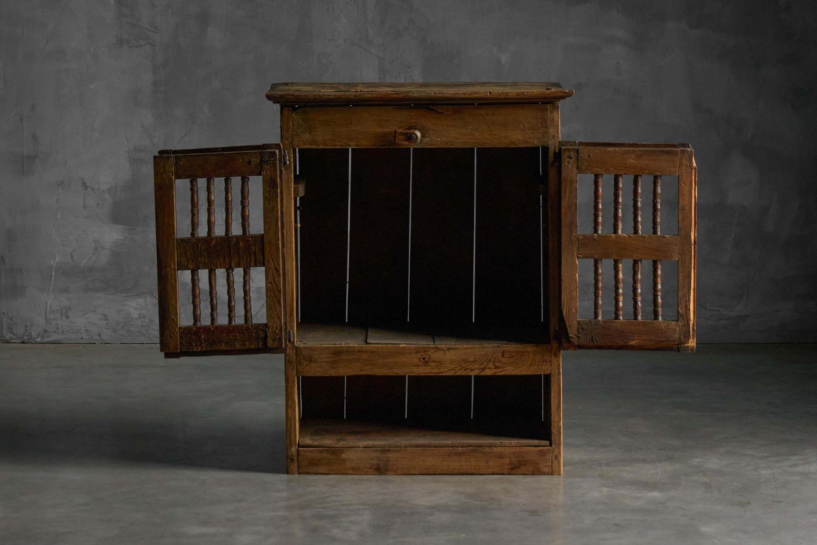 Rural Art Populaire Pantry Cabinet, Spain, 19th Century photo 3804.0