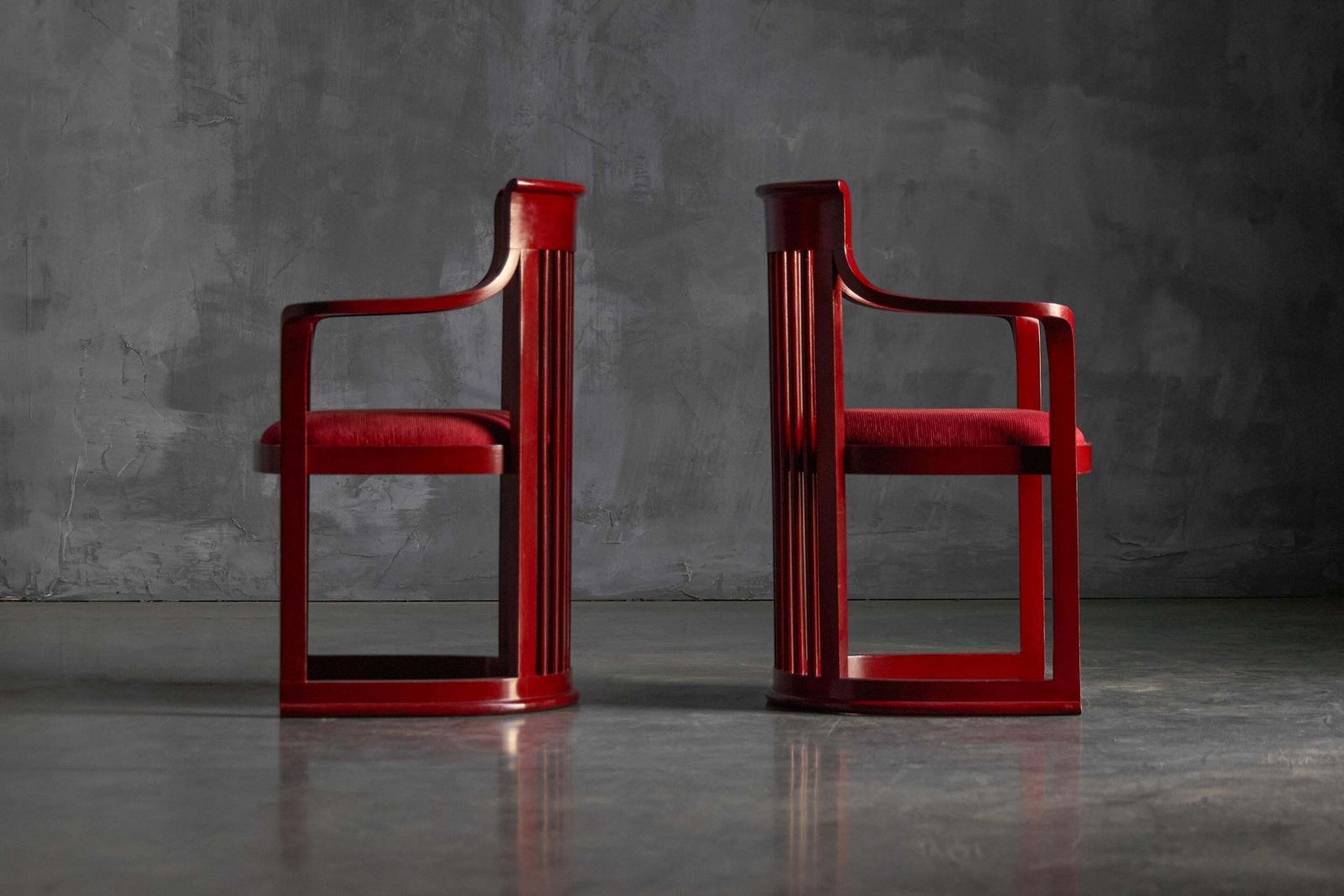 Japanese Dining Set In The Style Of Frank Lloyd Wright, Belgium, 1940s photo vinterior
