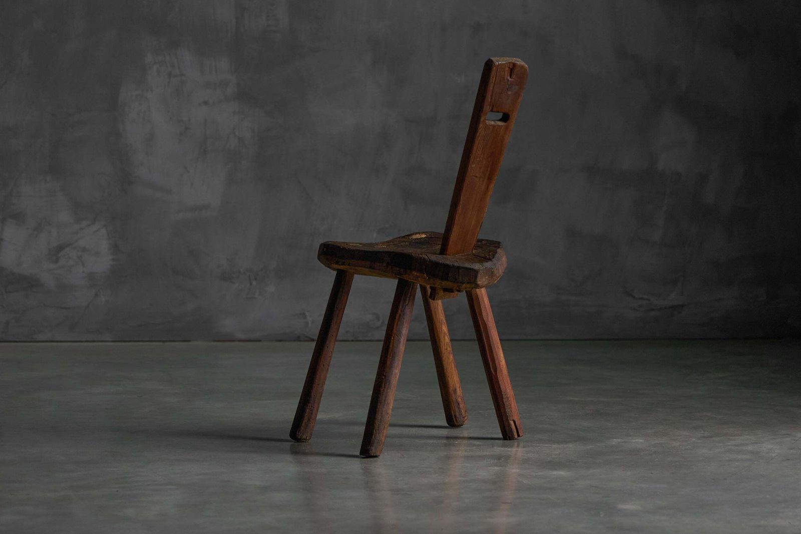 Alpine Folk Art Chair, France, 19th Century photo vinterior