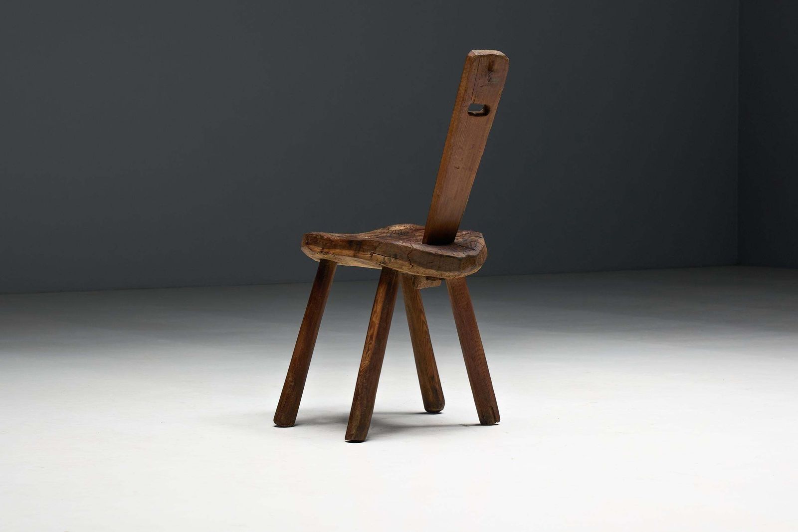photo buy Alpine Folk Art Chair, France, 19th Century