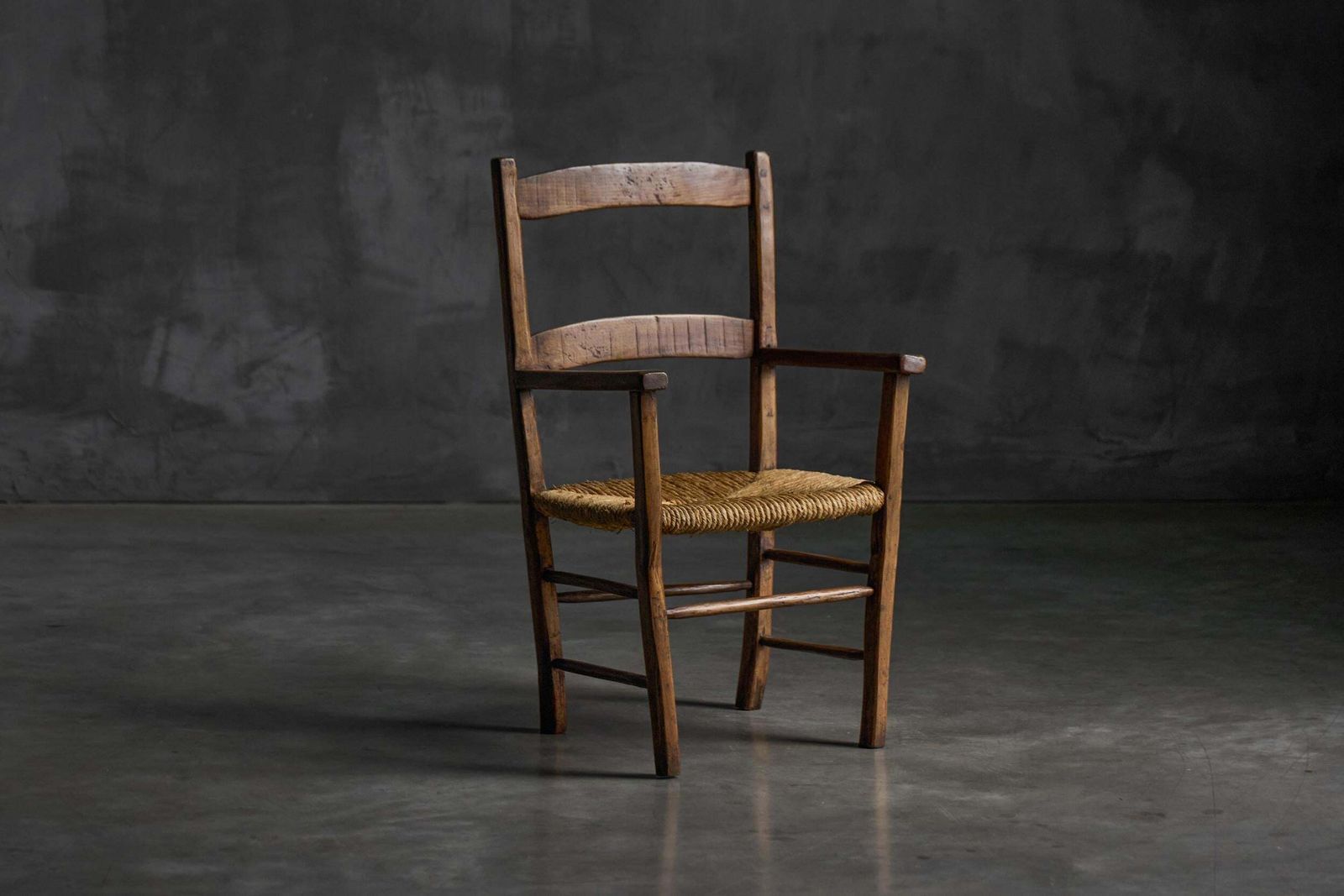 Vernacular Rural Armchair, France, Early 20th Century photo furniture