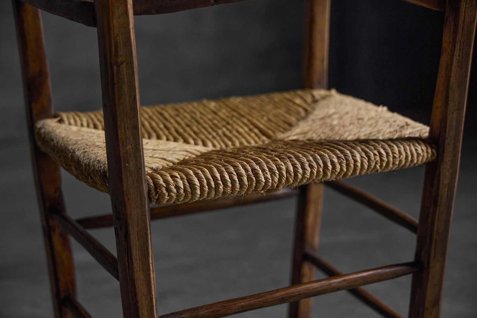 Vernacular Rural Armchair, France, Early 20th Century photo for sale